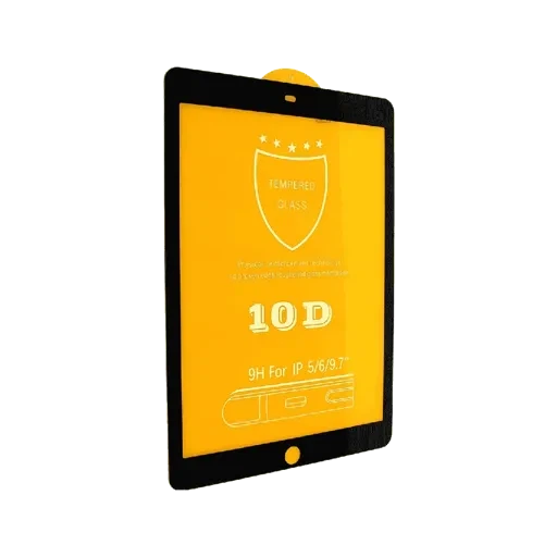 Стекло защитное для iPad Air-Air 2 9.7″ (10D черное)