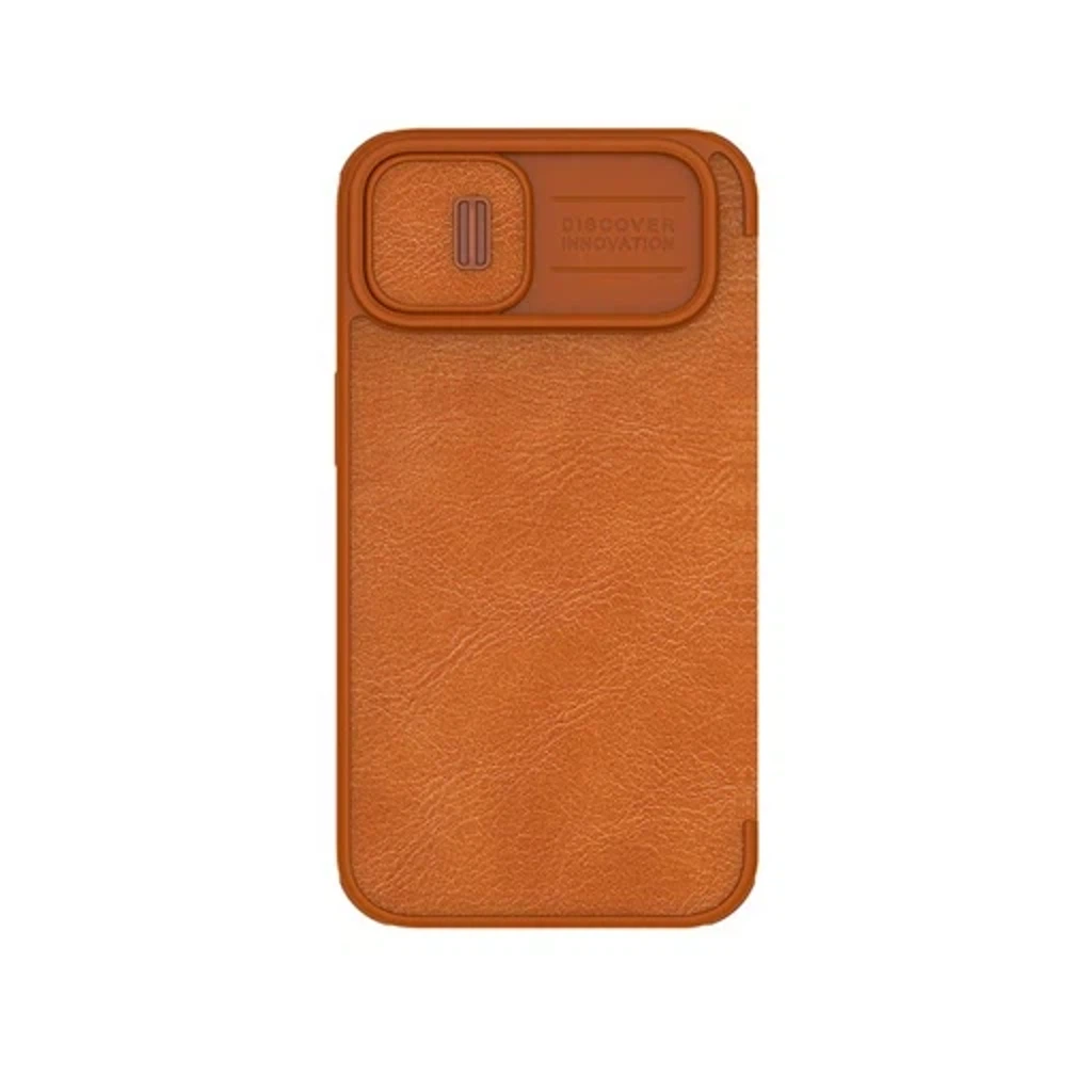 Чехол-книга Nillkin Qin Pro для iPhone 14 Pro (Black, Red, Brown, Blue)