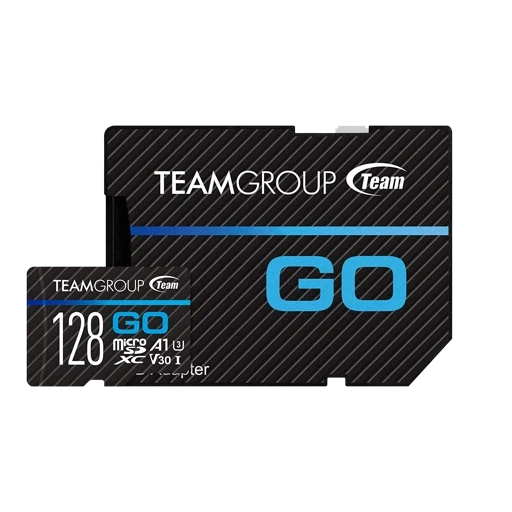 Карта памяти TEAM GROUP GO MICRO SDXC 128GB UHS-I U3 SPEED RETAIL W/1 Adapter