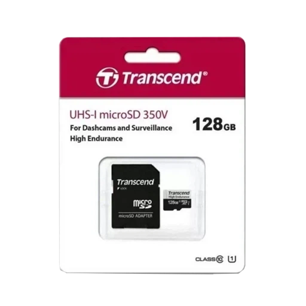 Карта памяти Transcend microSDXC TS128GUSD350V 128GB (с адаптером)