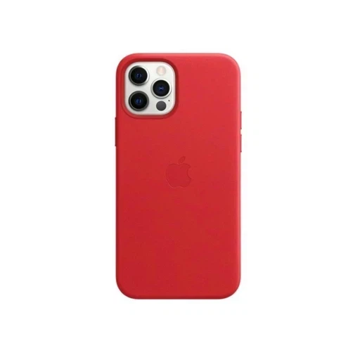 Чехол Leather Case Magsafe с анимацией для iPhone 12 Pro Max