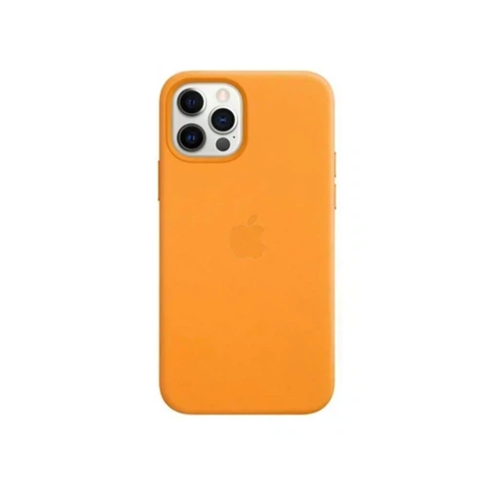 Чехол Leather Case Magsafe с анимацией для iPhone 12 Pro Max