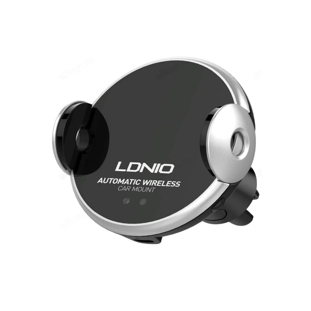 Автомобильный держатель LDNIO MA02 + беспроводная зарядка Qi