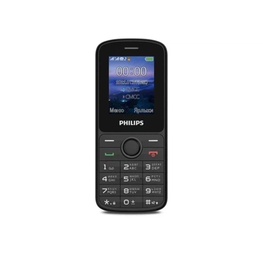Кнопочный телефон Philips Xenium E2101 (Black)