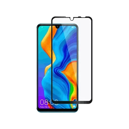 Защитное стекло для Huawei P30 Lite (full glue, 0.3 mm, чёрное)