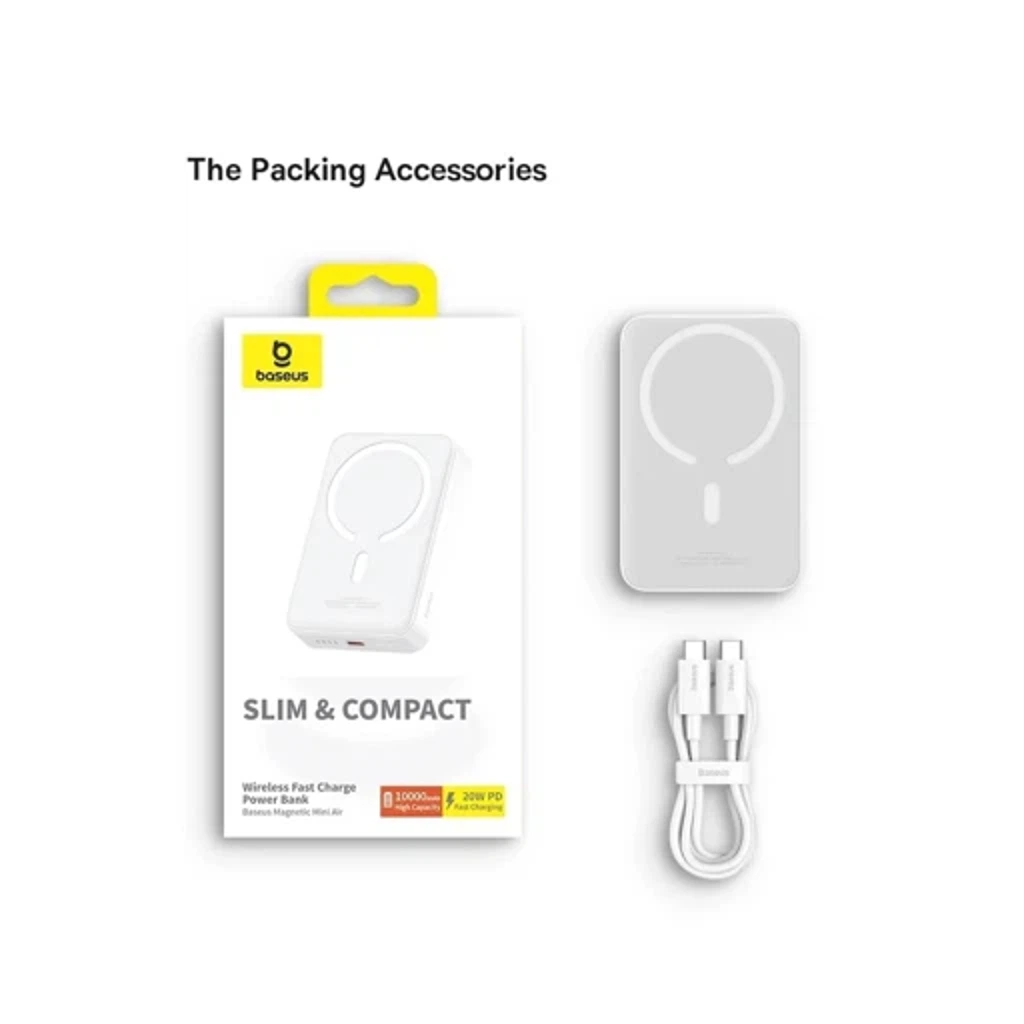 Внешний аккумулятор Baseus с БПЗ, 20W PD, 10000mAh (PPCXM10A)