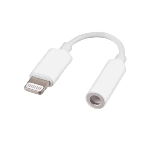 Адаптер Apple Lightning-выход 3.5 мм для наушников