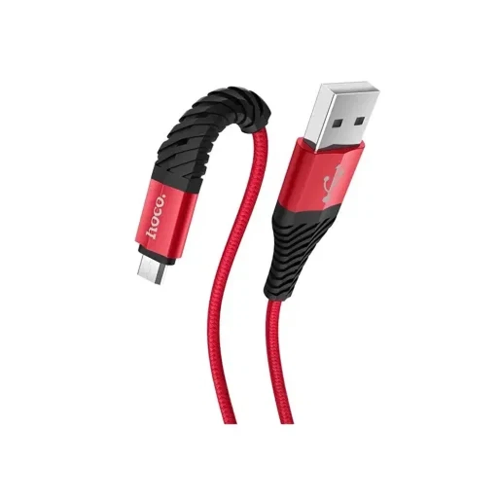 Дата-кабель Hoco X38 Micro Red