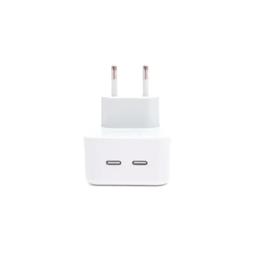 Компактный адаптер питания с двумя портами USB-C мощностью 35W USB-C+C Power Adapter
